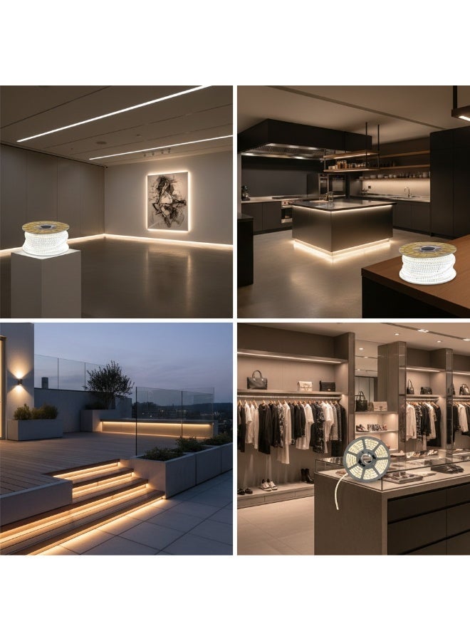 NOVEX SMD LED Rope Light 50M – Warm White 3000K Professional Decorative & Architectural Lighting Solution - Image 2